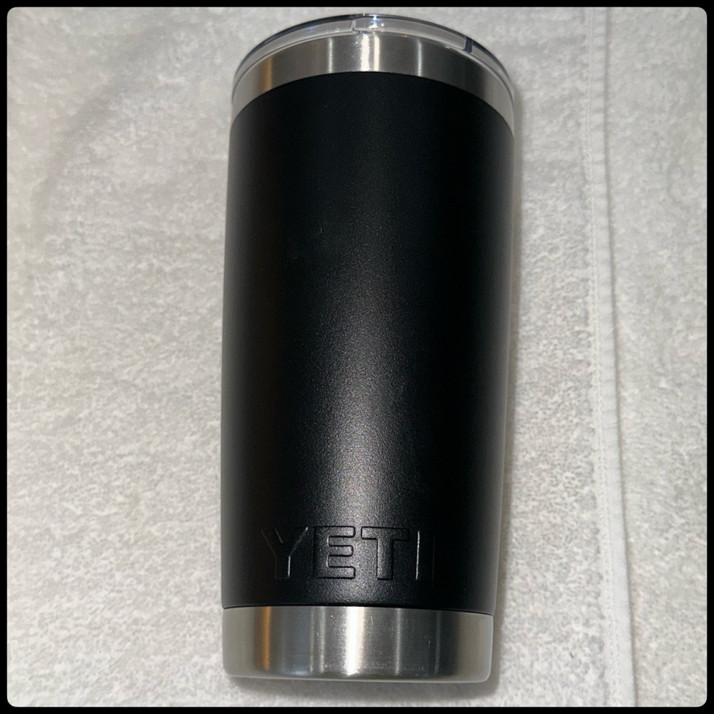 π₯π§YETI Black Stainless Steel 20oz Tumbler with Lid. One Owner. A- condition. ππΌ - Picture 3 of 16